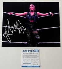RHEA RIPLEY SIGNED AUTOGRAPH WWE RAW THE NIGHTMARE 8x10 PHOTO C w/PROOF ACOA COA