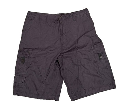 Airwalk Cargo Shorts cotton Mens 36 Gray Utility Pockets Casual Skate A006288