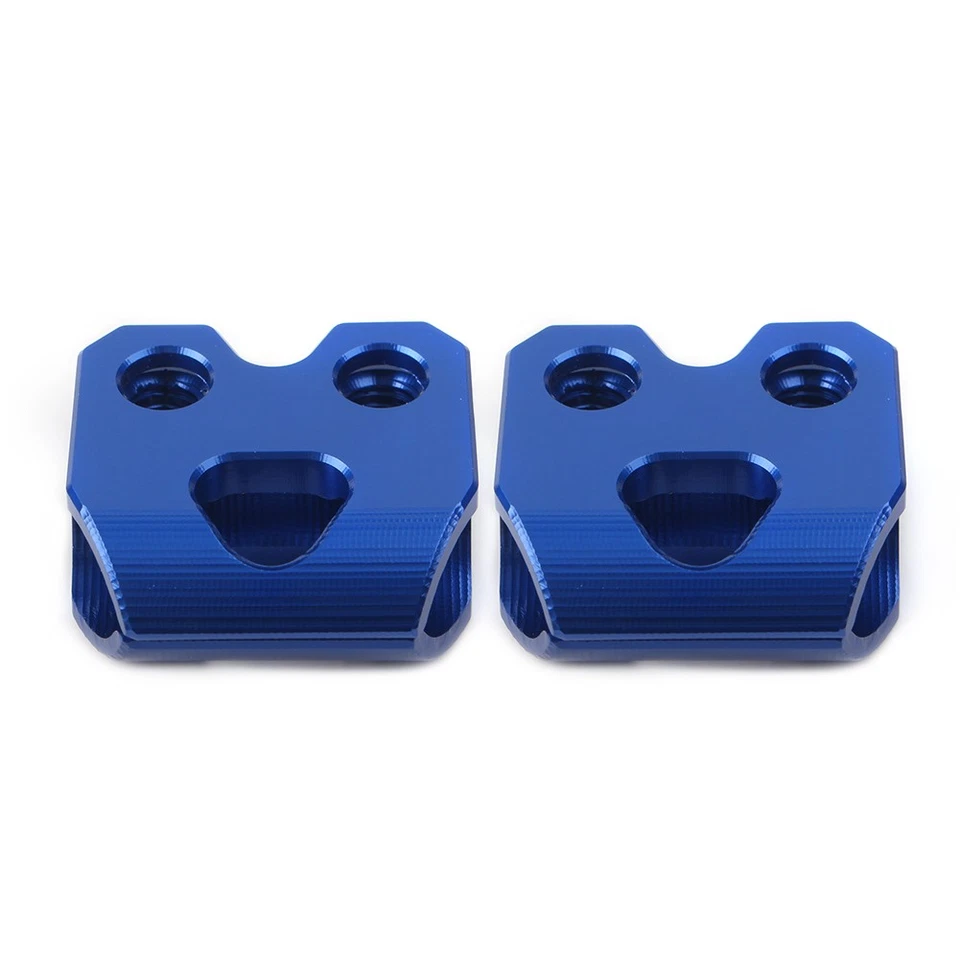 Soporte de abrazadera de manguera para líneas de freno para Yamaha WR250F WR450F WR250R/X YZ125/250 azul Foto 3 de 4