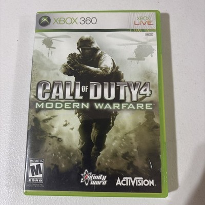 Call of Duty 4: Modern Warfare Xbox 360 Complete CIB 2007 Activision 