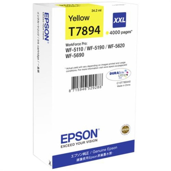Epson Durabrite Ultra Ink Xxl Tintenpatrone Yellow T 7894-image