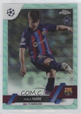 2022 Topps Chrome UEFA Club Competitions 167/199 Pablo Torre #32 Rookie RC 10w9
