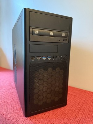 Used PC W/ Motherboard, Intel i3-6100 Processor, 600W Power Supply, + Disc Drive