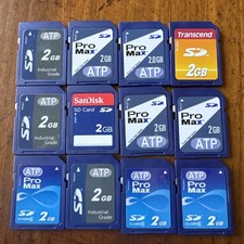 SanDisk and others Memory Card Lot of 12