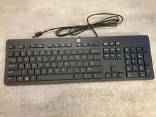 HP USB Wired Slim English Black Keyboard Comfortable - KU-1469 - Open Box