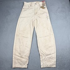Levis Cinch Barrel Jeans Womens 27x31 Khaki Tan Denim High Rise
