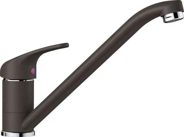 Blanco Daras Einhebelmischer, Silgranit®-Look, Rohrauslauf, Hochdruck, Cafe (517-image
