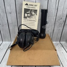 Silver Creek Bionic Ear Bionic Headphones Hunting/Hearing/Spy Gear - Black