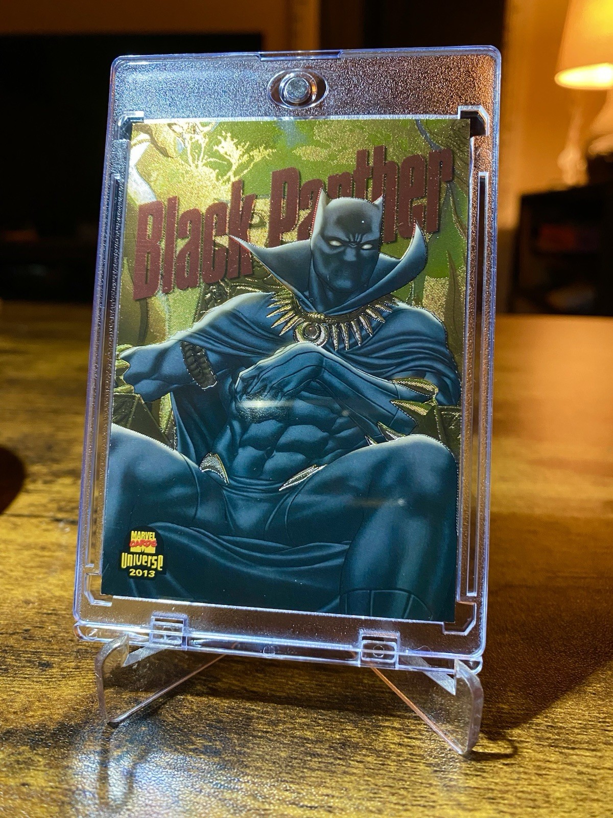 2013 Marvel Fleer Retro - Black Panther Power Blast #1  (High Grade)