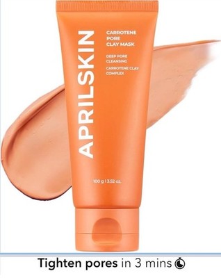 APRILSKIN Carrotene Pore Clay Mask KOREAN BEAUTY - NEW