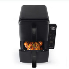 Salter VertiCook Ultra 9L Dual Basket Digital Air Fryer 1700W Black Cooker New