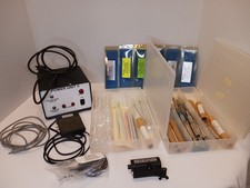 Vintage Spaulding Rogers Tattoo Machine Tested for power Revolution Gun Extras