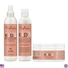 Kids 2-in-1 Curl  Shine Shampoo, Conditioner  Curling Butter Cream Set 3ct