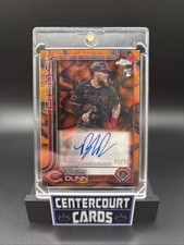 2025 Topps Chrome Update Series - Rookie Autographs Blake Dunn Orange Lava /35