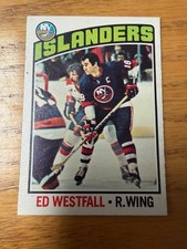 1976-77 Ed Westfall O-Pee-Chee hockey card - #11 - New York Islanders