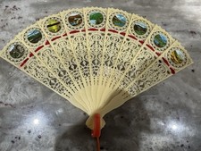 Vintage Lake District hand fan 1960's