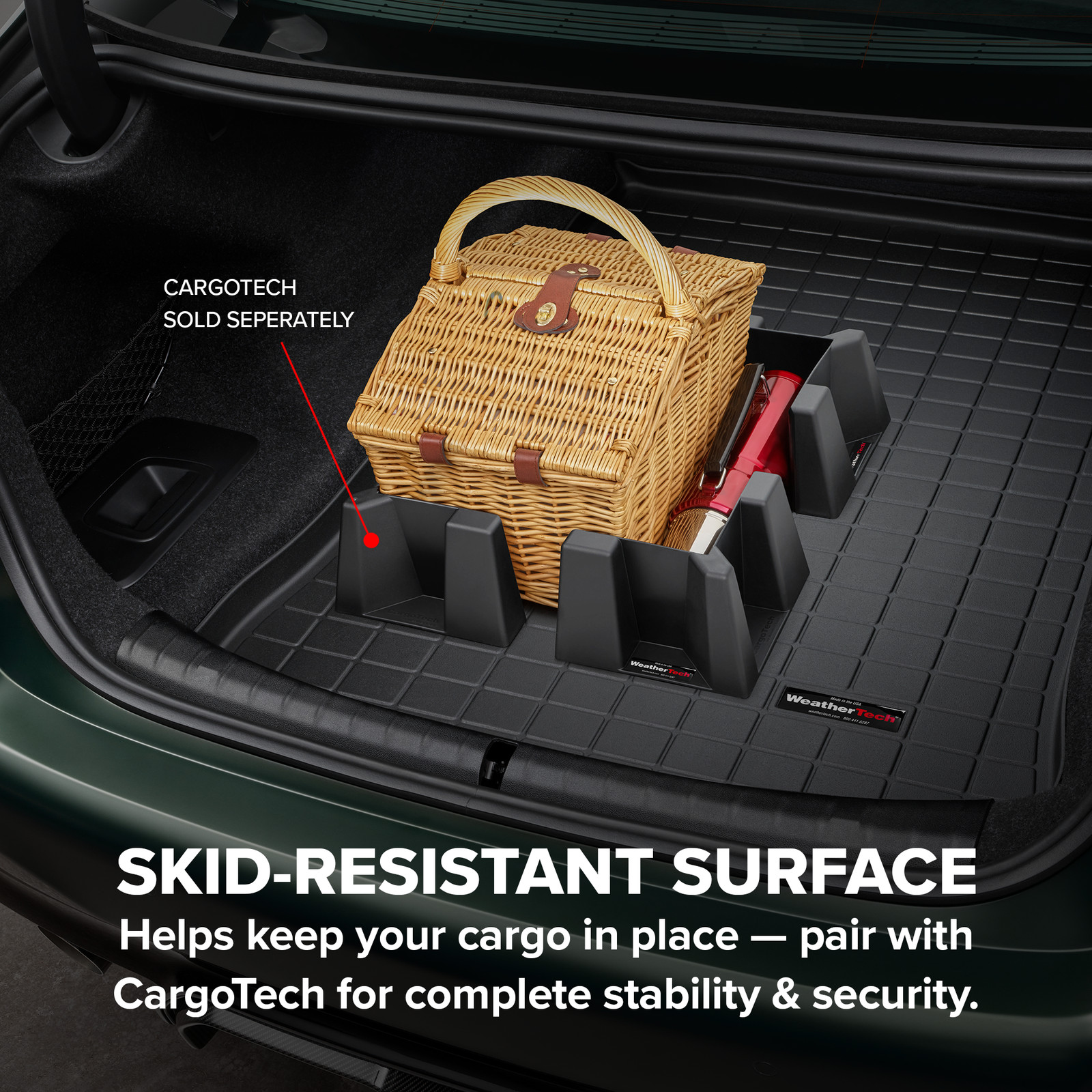 WeatherTech Cargo Trunk Liner for 2016-2019 Rolls Royce Dawn - Black