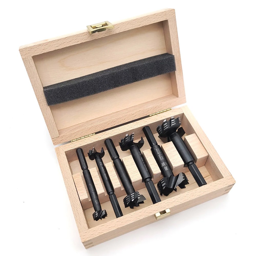 Famag 6 Piece Set Bormax Forstner Bits Metric (15, 20, 25, 30, 35, & 40 mm)