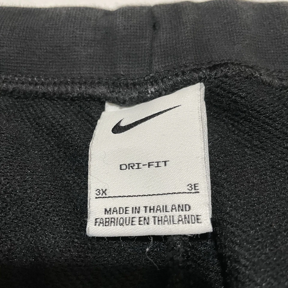 Pantalones deportivos Nike Joggers de vellón cónico para mujer 3X DB6080-010 negros Foto 3 de 4