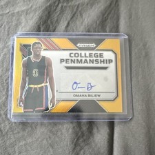Panini Prizm Draft Picks Gold Prizm Omaha Biliew Auto RC /10 Iowa State