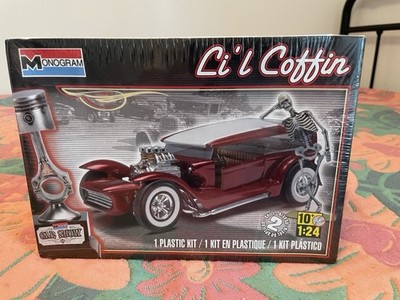 RARE Revell Monogram Li'L COFFIN CAR SHOW 1:24 Scale Model Kit Factory Sealed