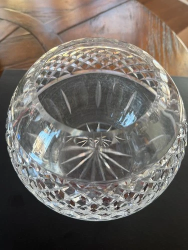 Vintage Waterford Crystal Rose Bowl Glandore Pattern - Large