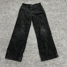 Polo Ralph Lauren Corduroy Pants Boys Size 14 Black Straight Leg Classic Fit