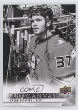 2022-23 Upper Deck Extended Series UD Canvas Black and White Mason McTavish 0m3o