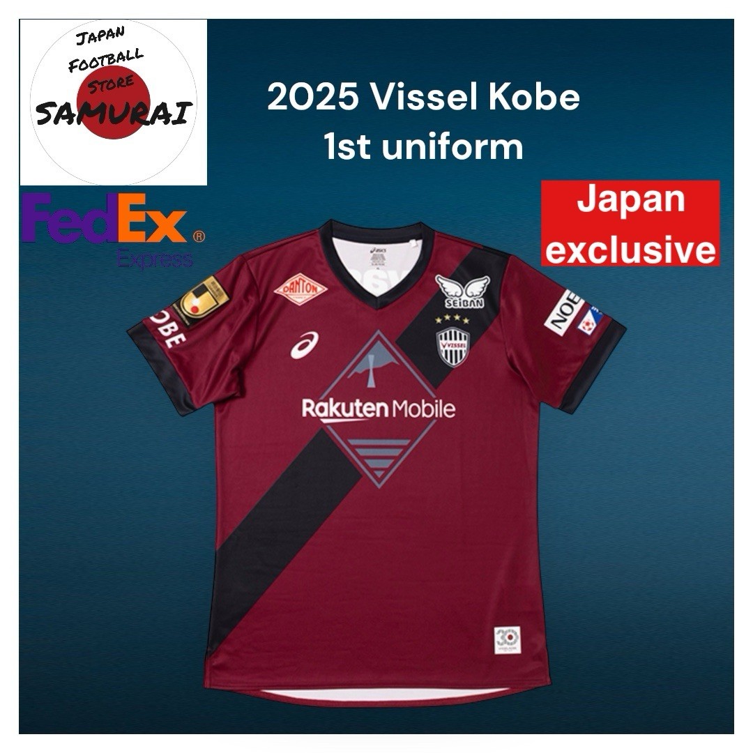 Asics Vissel Kobe 2025 Home Jersey 2103A103-601 authentic