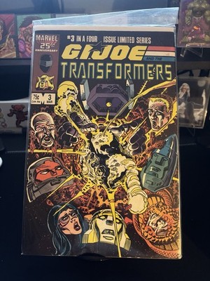 G.I. Joe and the Transformers #3 Marvel 1987 VF/NM Crossover Issue