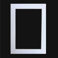 Single Designer 11x14 Picture Mat w/8.5x11 Opening- White Same Shipping Any Qty 