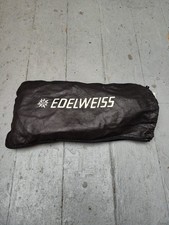 Vintage Edelweiss Acrobat Universal Climbing Harness Type C Black Blue w/ Bag