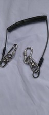 BBI Tool Safety Lanyard 2 Stainless Steel Carabiners Heavy Duty Scaffold Tether