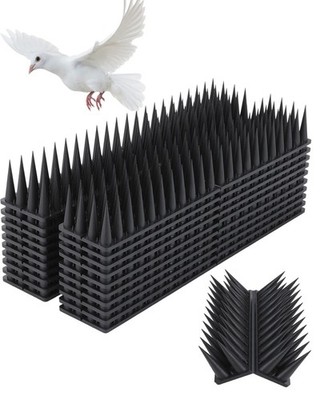 Bird Deterrent Spikes High Thorn 20 Pack Bird Repellent Spikes for Outside