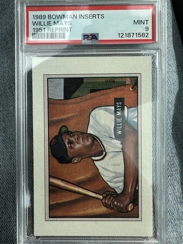 Willie Mays 1989 Bowman "Rookie Reprint" - PSA 9 - MINT