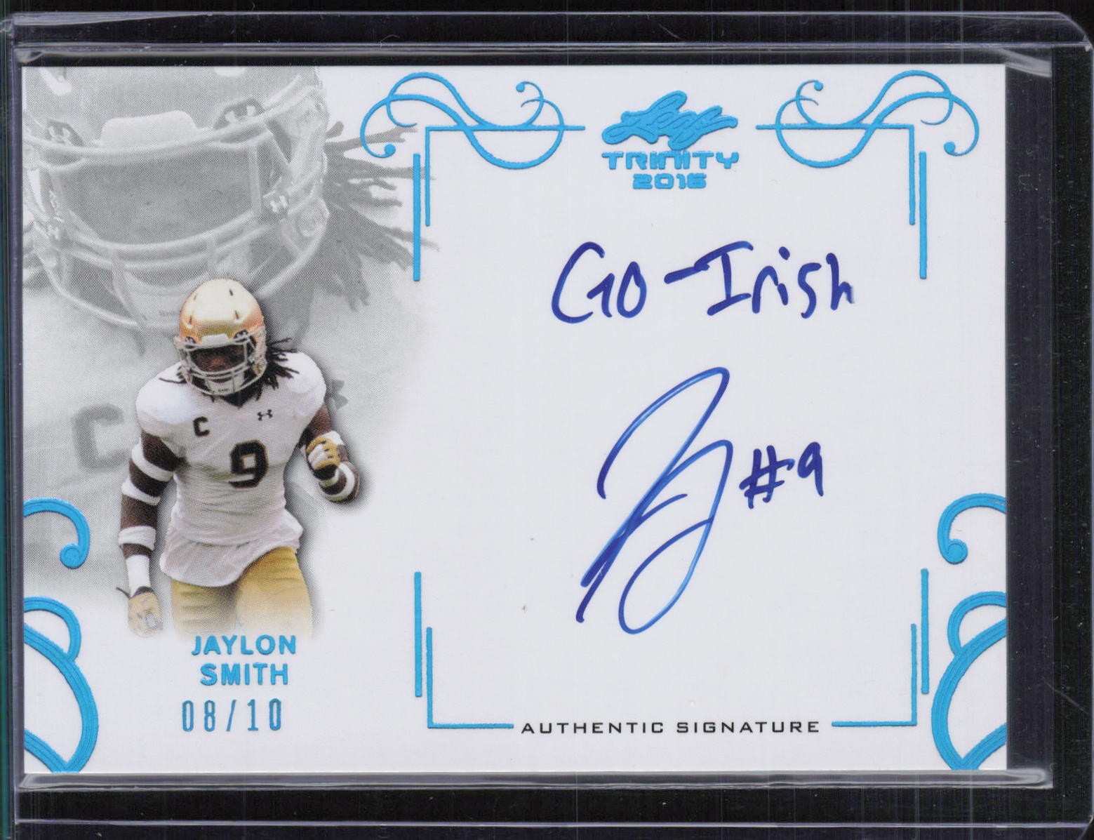 Jaylon Smith Leaf Trinity Autograph #AJS1 Base