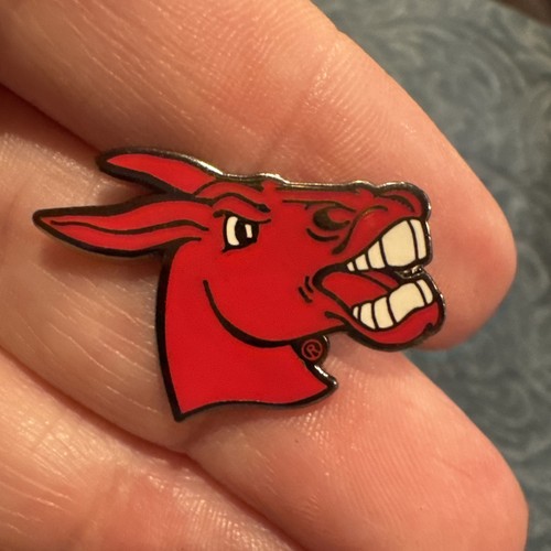 Vintage 1990s CMSU Warrensburg Missouri Central Missouri State Univ Pin Mule