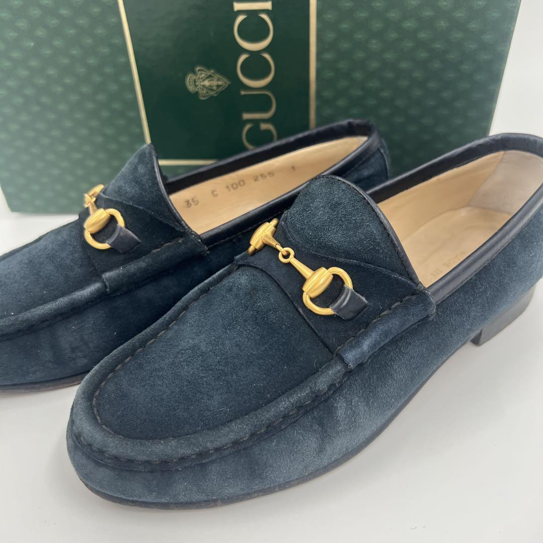 Gucci Horsebit Loafers Shoes Dark Green Size 35 US About5  display picture 1