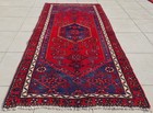 Amazing Hand Knotted Vintage Tribal Hamidoun Wool Area Rug 4.11 x 2.7 Ft — photo 3