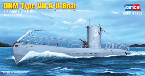 HobbyBoss 83503 WWII German Type VII A U-Boat 1/350 Scale Plastic Model Kit