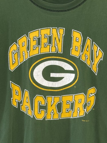 The Edge Used Green Bay Packers XL Cotton Muscle Shirt W/Graphics•GC - Picture 3 of 18
