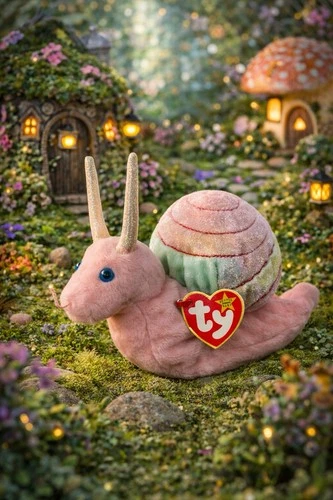 Ty Beanie Baby Swirly the Snail (1999) Vintage NWT Retired Smoke Free Home