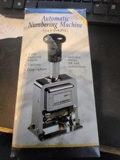 New Vintage Rogers Automatic Numbering Machine 1993 