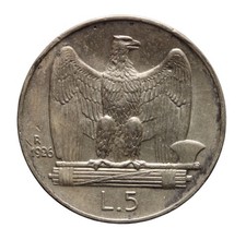 DN - Regno d'Italia - 5 Lire 1926 - R - Vittorio Emanuele III - 13472