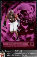 Kam Chancellor 2022 Chronicles Draft Picks Illusions Pink Virginia Tech Hokies