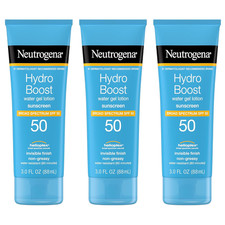 Neutrogena Hydro Boost Water Gel Sunscreen SPF 50, Oil  Free Hydrating  Water  Re