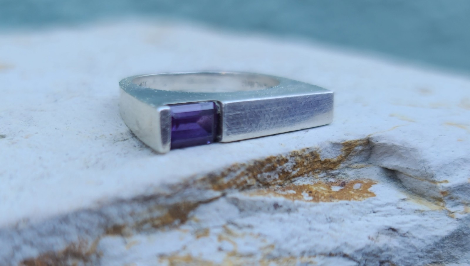 Sterling 925 Solid Silver Amethyst Gemstone Moder… - image 12