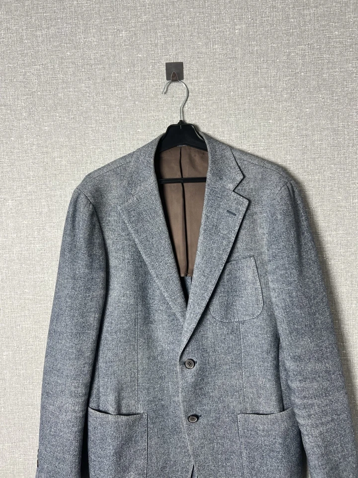 Suitsupply Hudson HL Hemp Wool Blazer Jacket Size 50 - Image 2 of 4