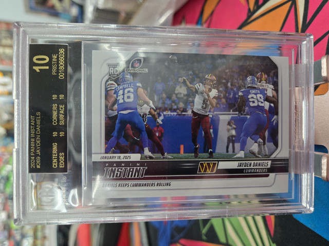 2024 Panini Instant Jayden Daniels RC #269! BGS 10 PRISTINE BLACK LABEL! LOW POP