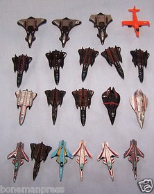 20 Micro Machine Lot Sr-71 F19 Stealth MK2 X-1 X-29 Micromachine 